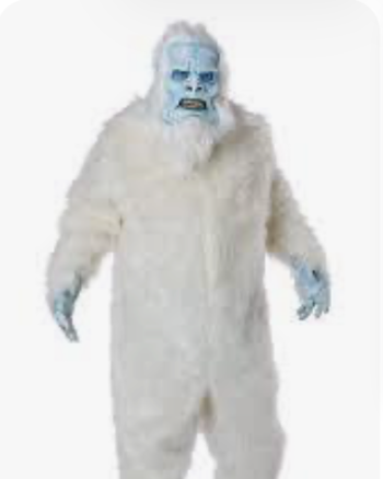 Hire or rent a Yeti character