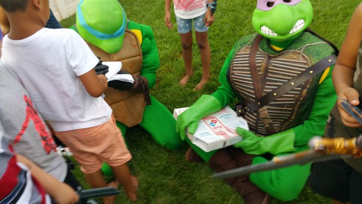 Hire or Rent A Ninja Turtle Character