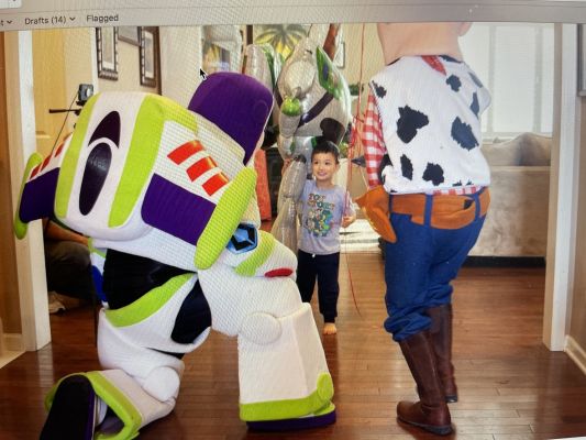 Hire or Rent a Buzz Light Character