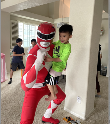 Hire or Rent a Red Ranger Character