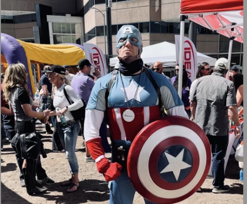 Hire  or Rent a Captain America Character