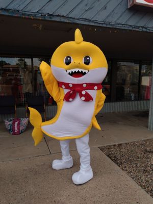  Hire or Rent a Yellow Shark Character